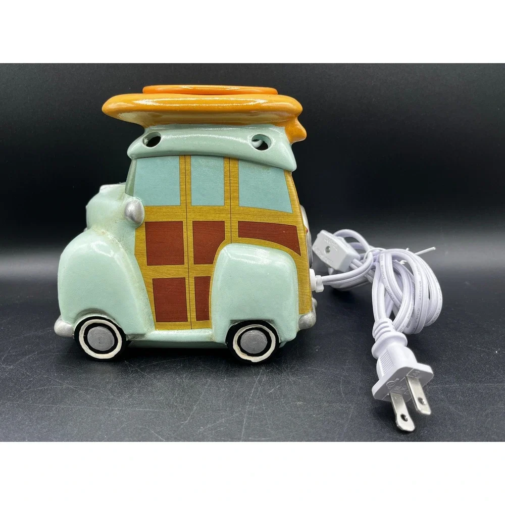 Woody Warmer 021-78144 Vintage Surf Van Ceramic Electric Wax Melter In Box